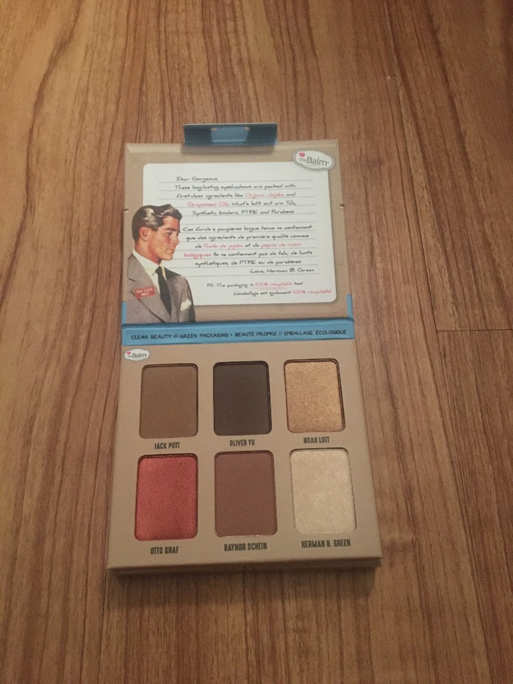 The balm eyeshadow palette